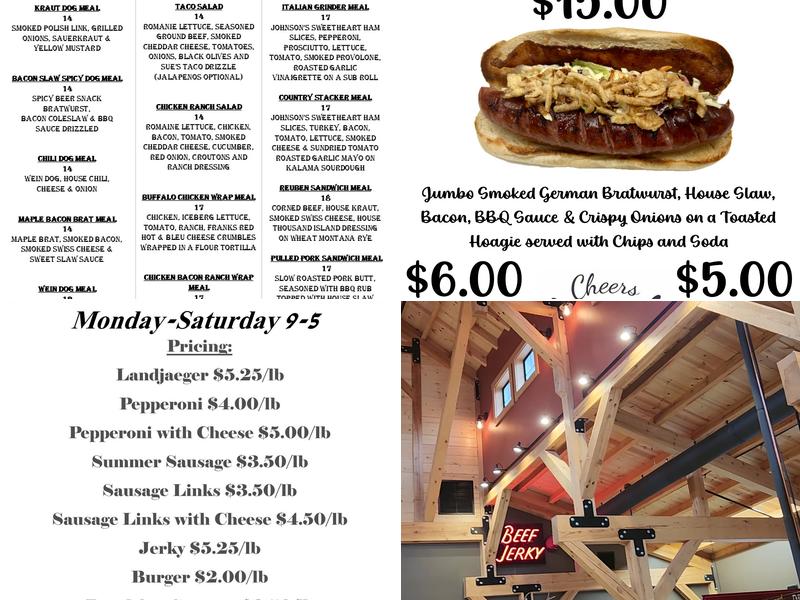 Johnson's Smokehouse & Sausage Menu