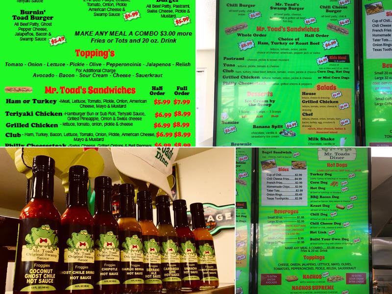 Emmie J's Diner Menu