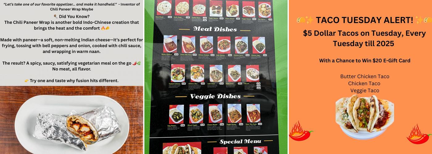 Spicee Bite Menu