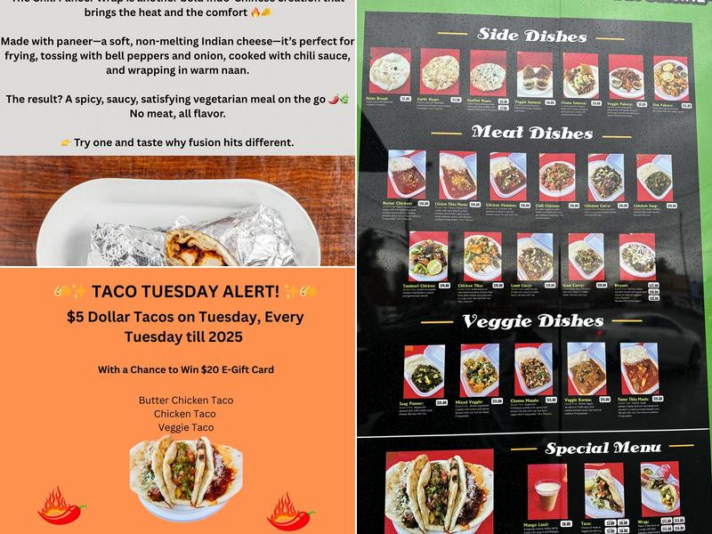 Spicee Bite Menu