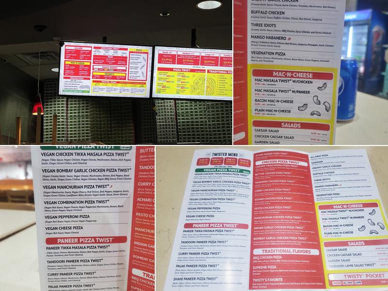 Pizza Twist - Hercules, CA Menu