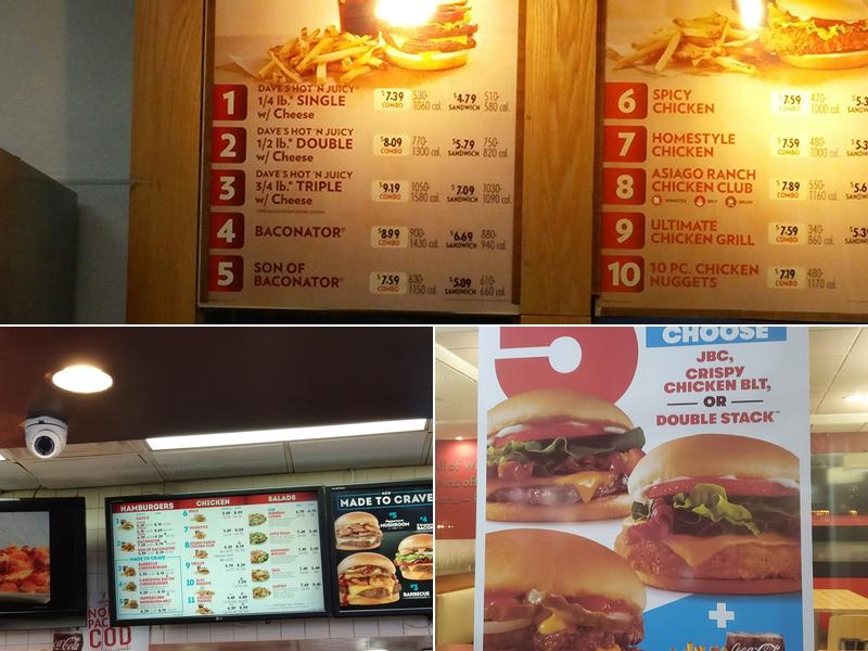 Wendy's Menu