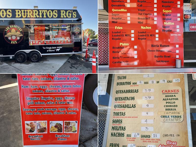 Los Burritos RG’s Menu