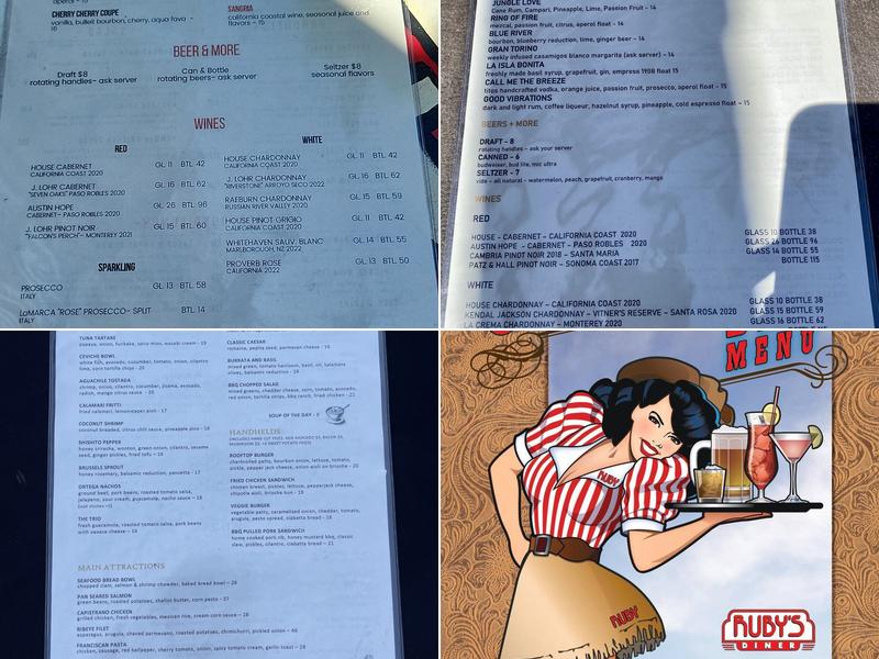 The Rooftop Kitchen + Bar Menu