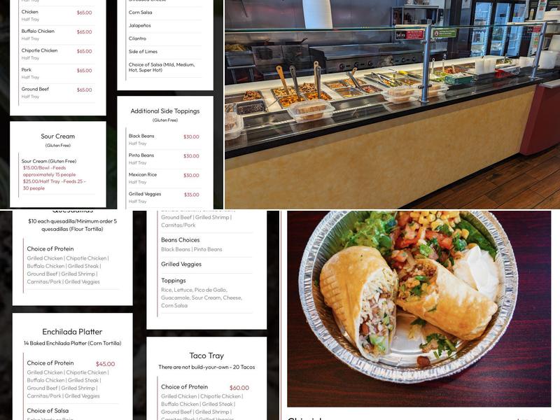 Baja's Fresh Grill #3 Menu