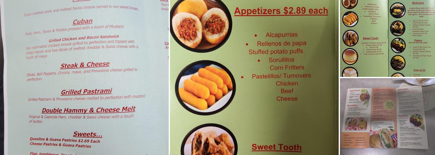 Owls Corner Cafe Menu