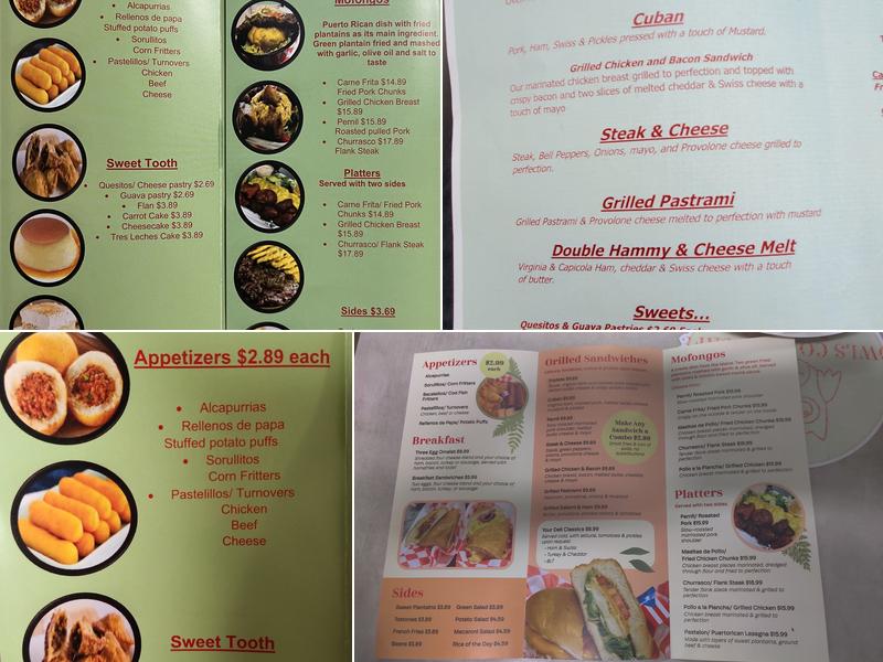 Owls Corner Cafe Menu