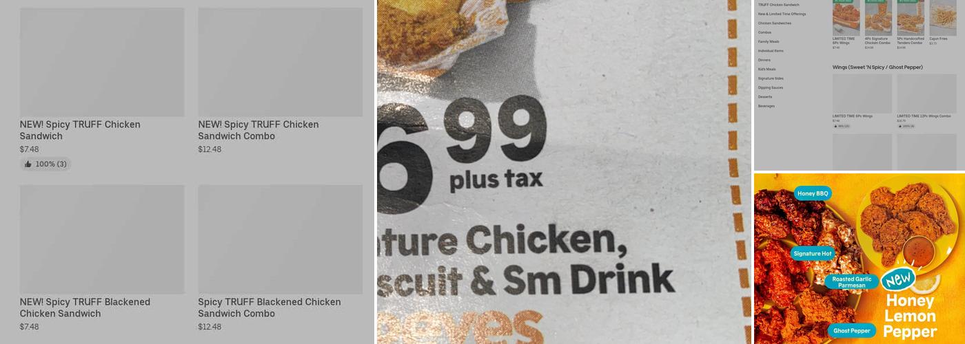 Popeyes Louisiana Kitchen Menu