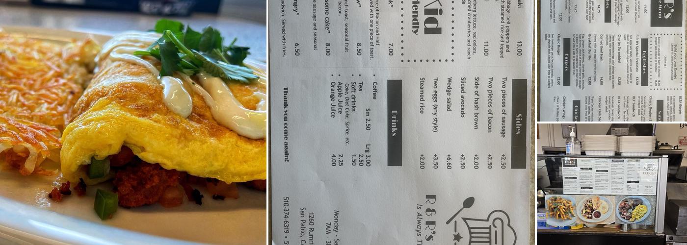 R&R’S CAFE Menu