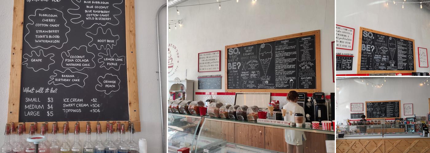 The Cherry on Top Menu