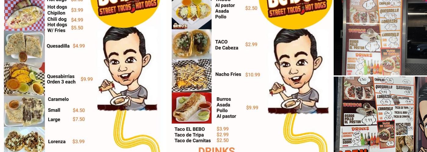 El Bebo's street tacos & hotdogs Menu