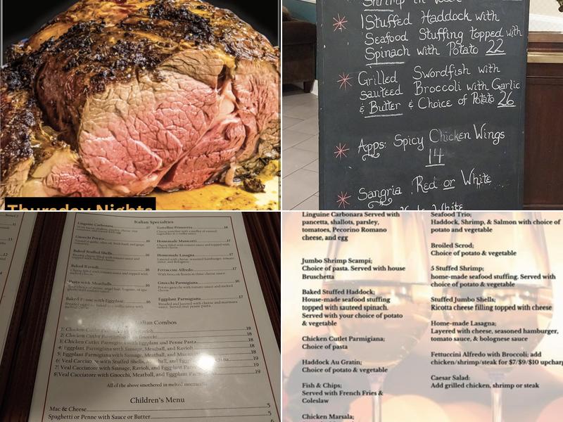 Benjamins Restaurant and Lounge Menu