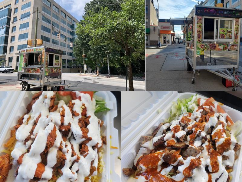 H&T Halal food & Gyros Cart.