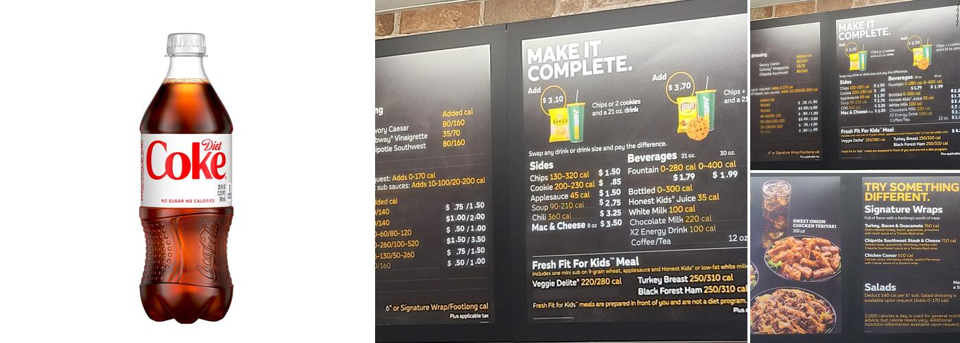 Subway Menu