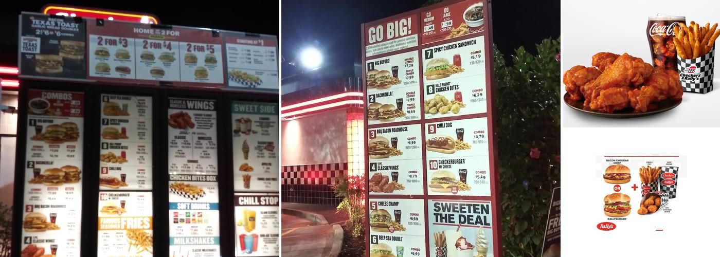 Checkers Menu