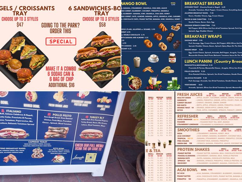 Aroma & Sabor Cafe Menu