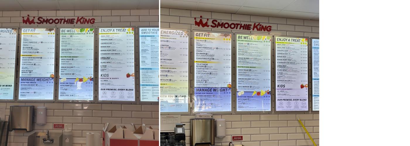 Smoothie King Menu