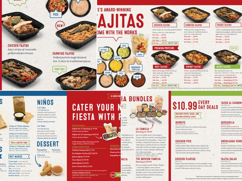 Fajita Pete's - Seven Lakes Menu