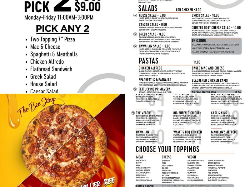 Crust Pizza Co. - Tomball Menu