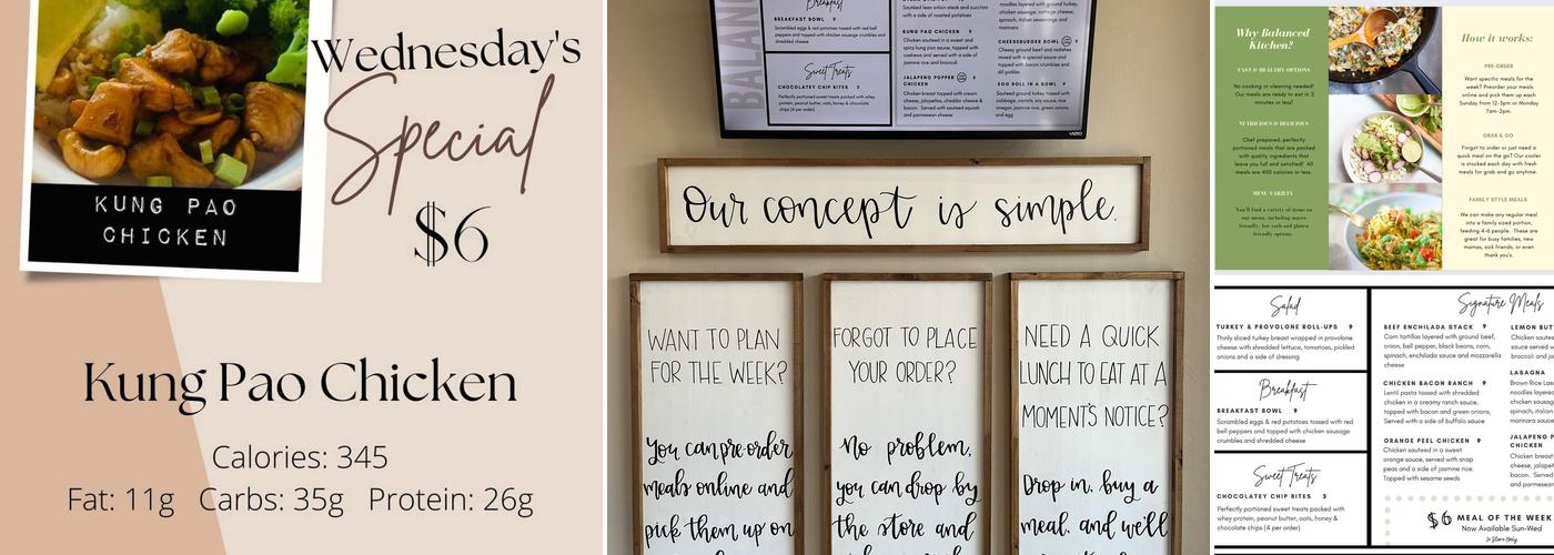 Balanced Kitchen Menu