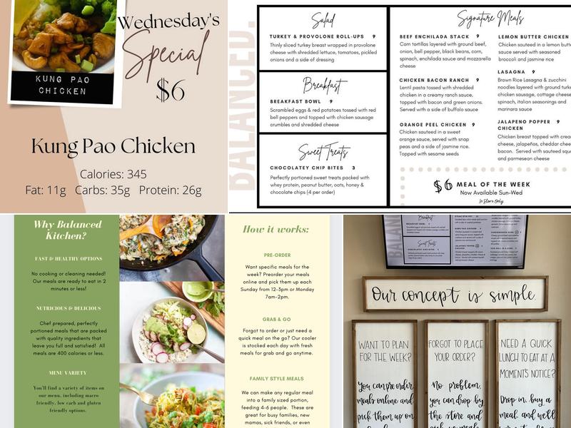 Balanced Kitchen Menu