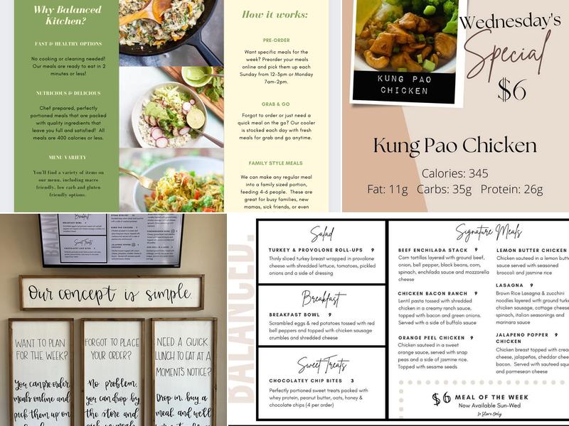 Balanced Kitchen Menu