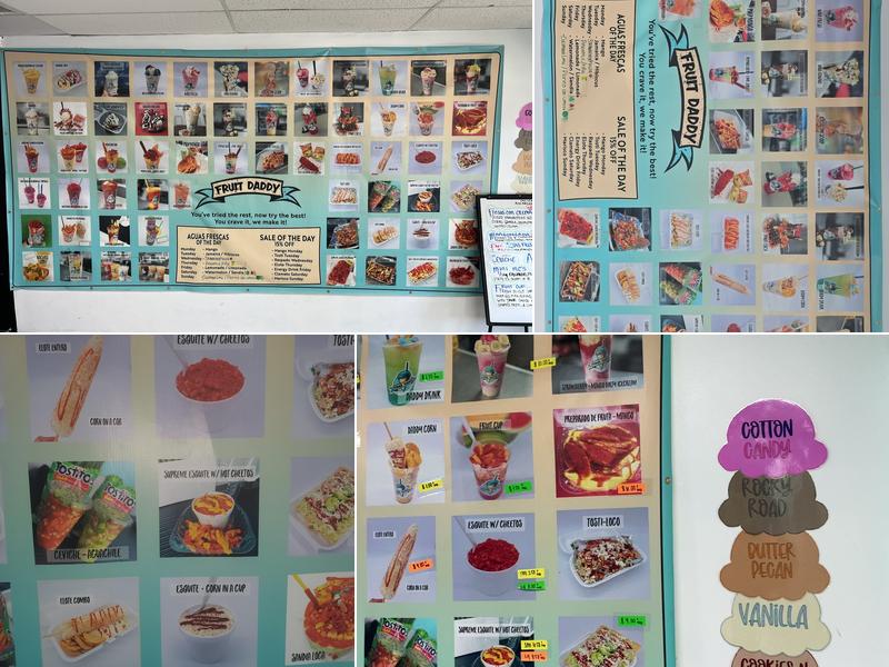 Fruit Daddy Menu