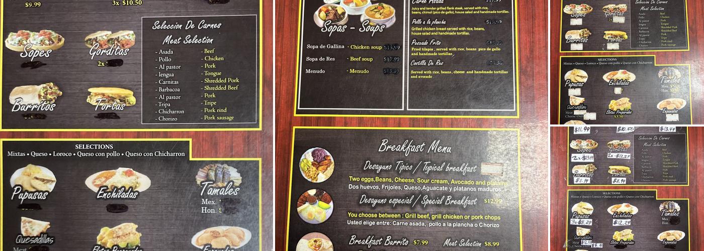 La Sabrosa Grocery & Restaurant Middleburg Menu