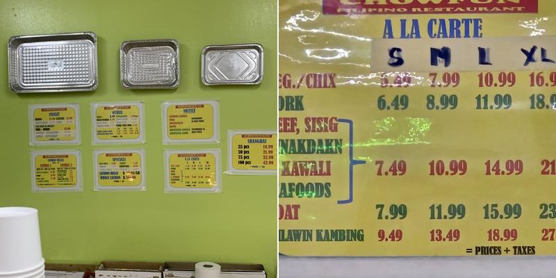 Chow Fun Express Menu