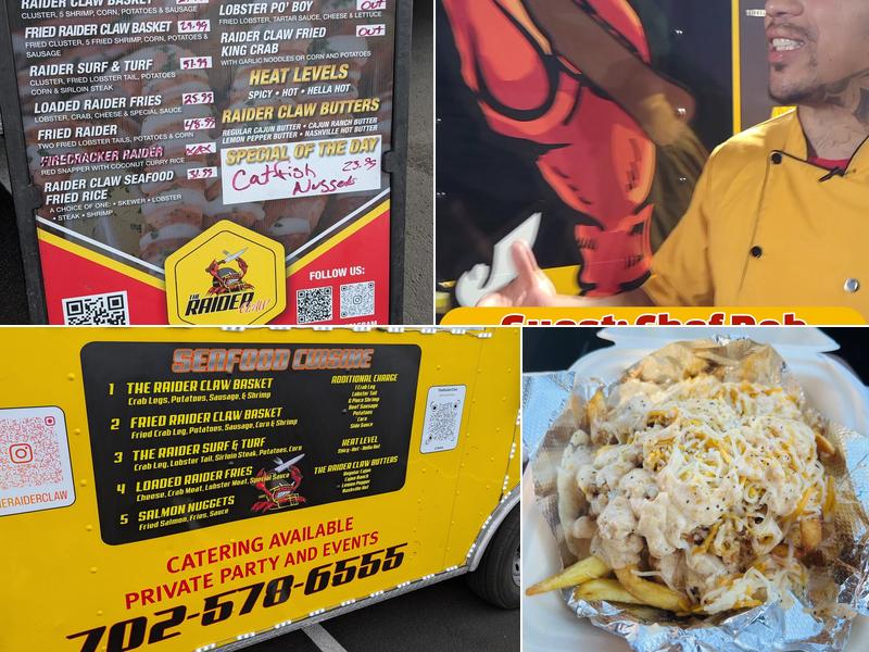 The Raider Claw Menu