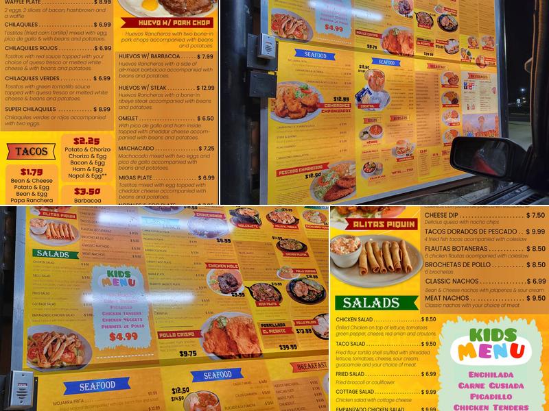 El Picante Mexican Grill & Seafood Menu