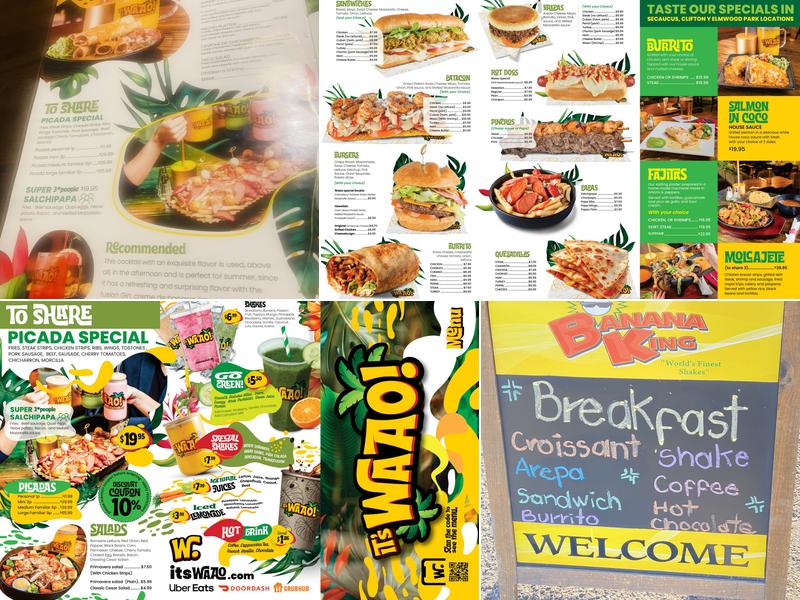 Secaucus its Waao! Menu