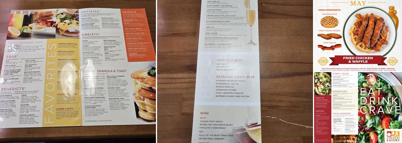 Childers Eatery - Camp (East Peoria) Menu