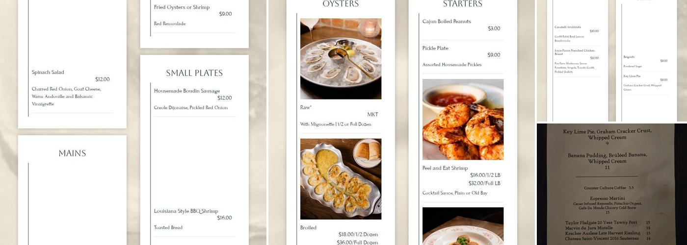 Seraphine Menu