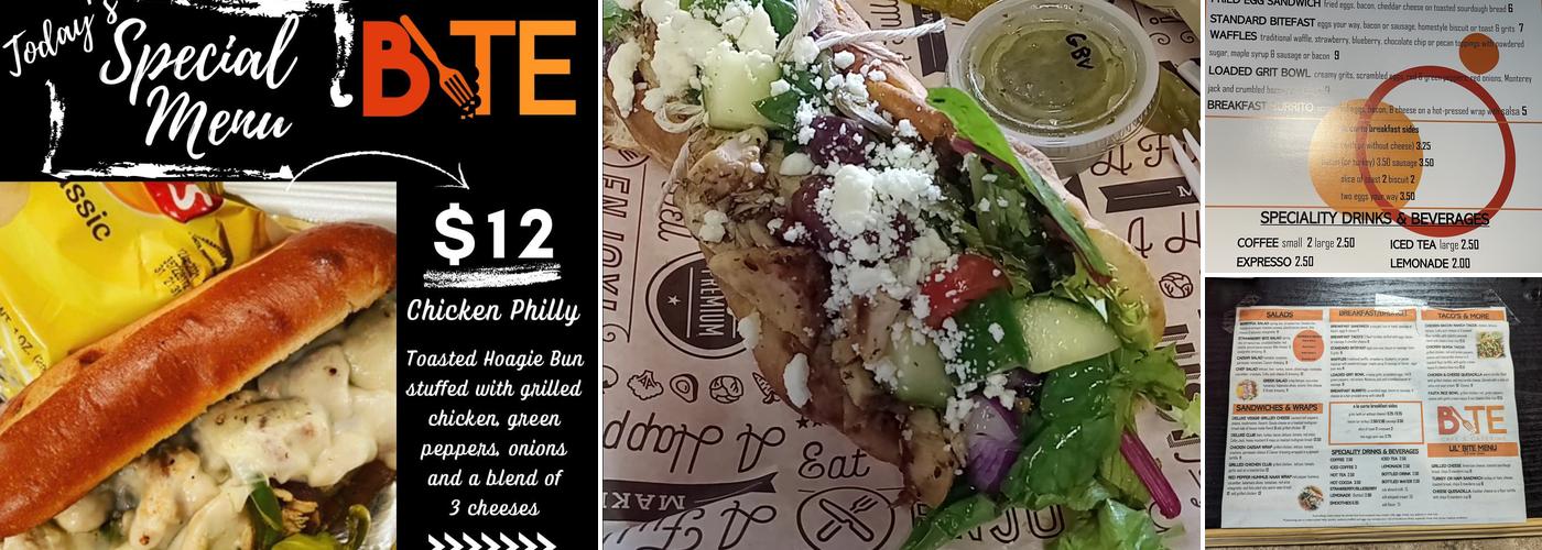 Bite Cafe Menu