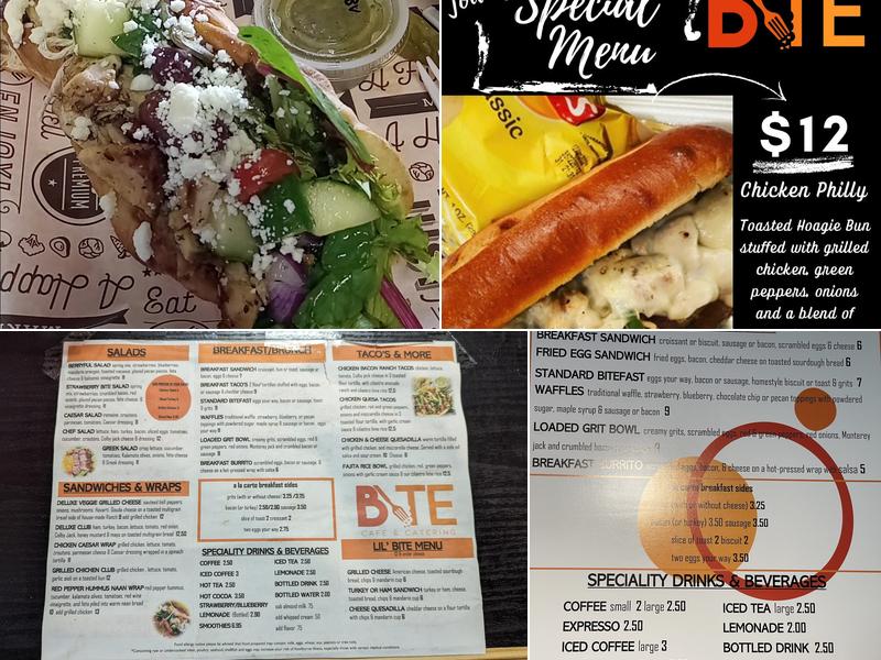 Bite Cafe Menu