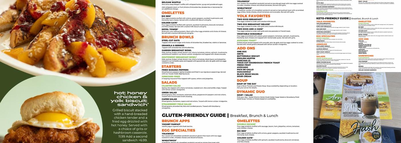 The Toasted Yolk Menu