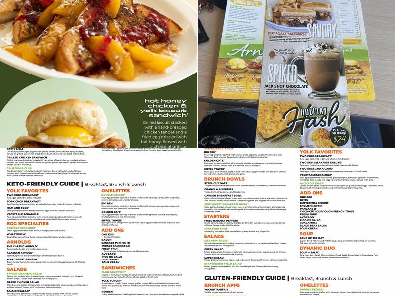 The Toasted Yolk Menu