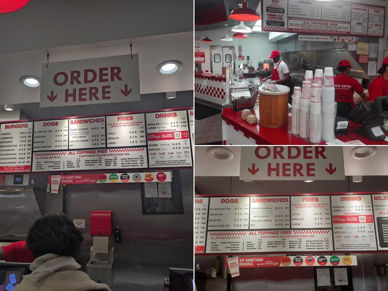 Five Guys Menu