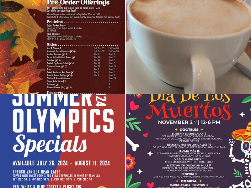 Junction Bistro, Bar & Bakery Chevy Chase Menu