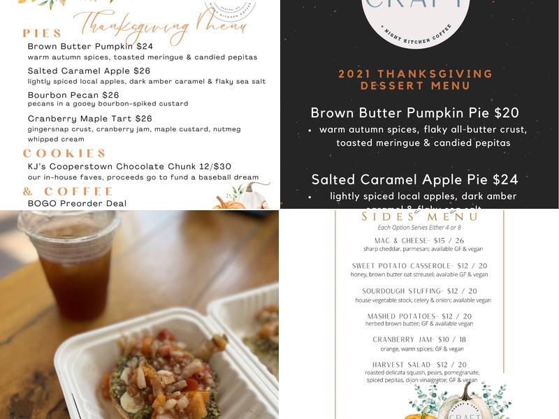 Craft Bakery & Cafe Menu