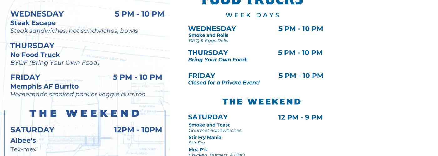 Grind City Brewing Co. Menu