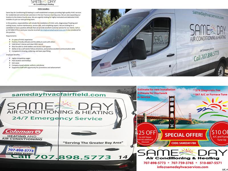 Same Day Air Conditioning and Heating