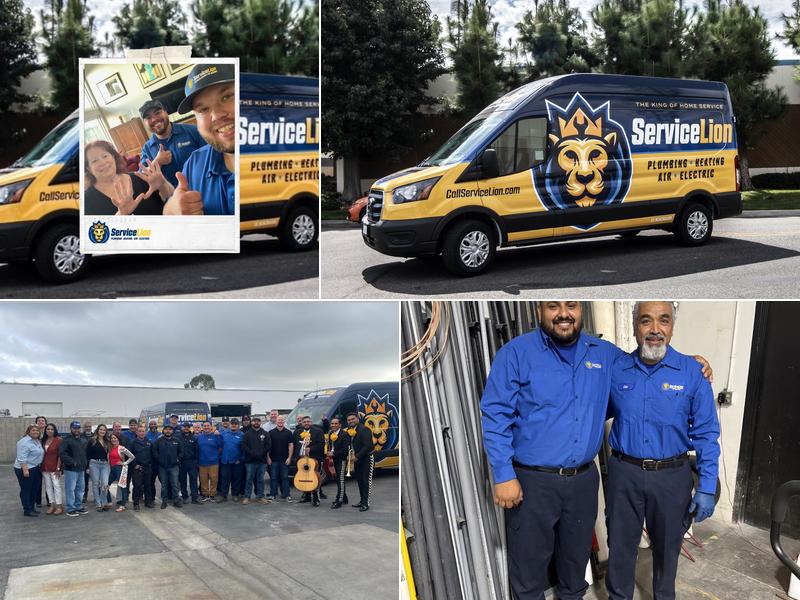 Service Lion Plumbing Heating Air Electric