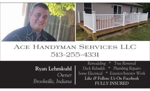 Ace Handyman Services LLC 11165 US-52, Brookville Indiana 47012