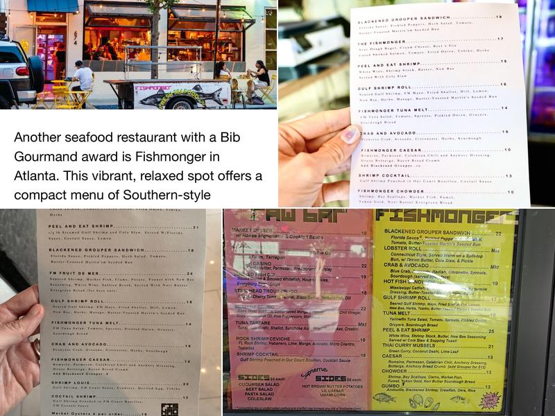 Fishmonger Menu