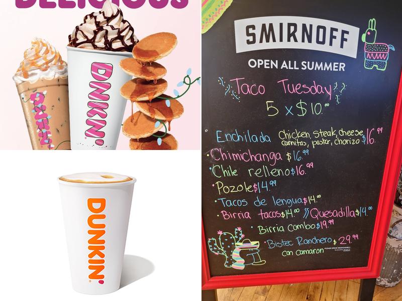 Dunkin' Menu