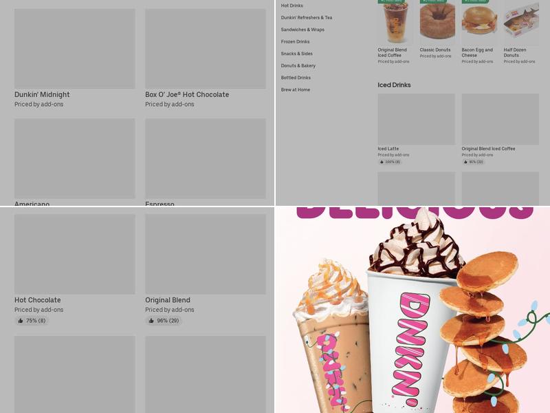 Dunkin' Menu
