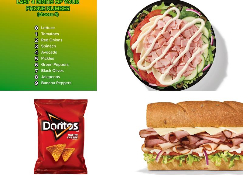 Subway Menu
