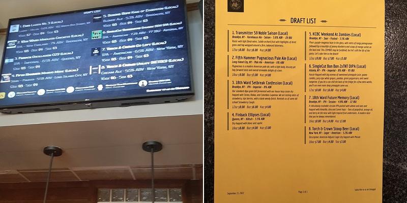 Nemo's Beer Shop Menu